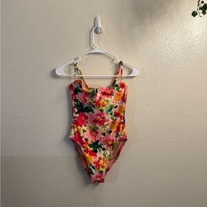 J.Crew Floral One-Piece Swimsuit